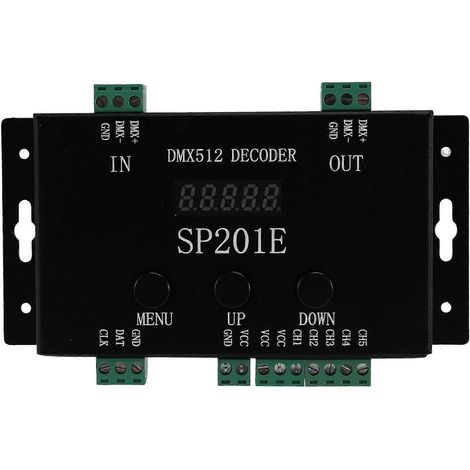 SP201E DMX512 WS2812B WS2811 DMX zu SPI Decoder, unterstützt mehrere ICs--