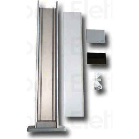 nice colonnette en aluminium h= 500mm pour 1 photocellule moyenne/grande era post pph1 (1/2)