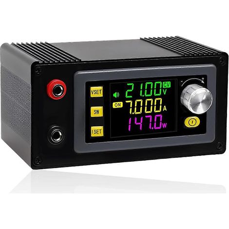 Convertisseur Buck Boost CC réglable, régulateur de tension CC 6-36 V vers 0-36 V 150 W avec boîtier, écran LCD 12 V/24 V, CC/CV