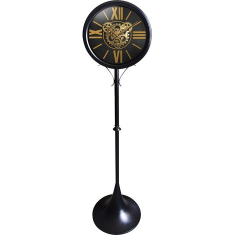 Signes Grimalt Mur Corloge Adorno  Montres d'horloge décorative noir 35x35x139cm 29555