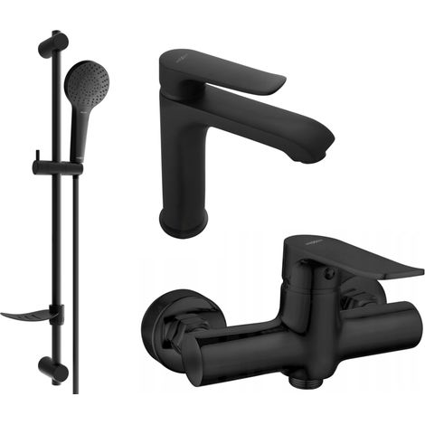 Mexen Pecos DF05 Brausegarnitur, Schwarz - 72704DF05-70 (1/4)