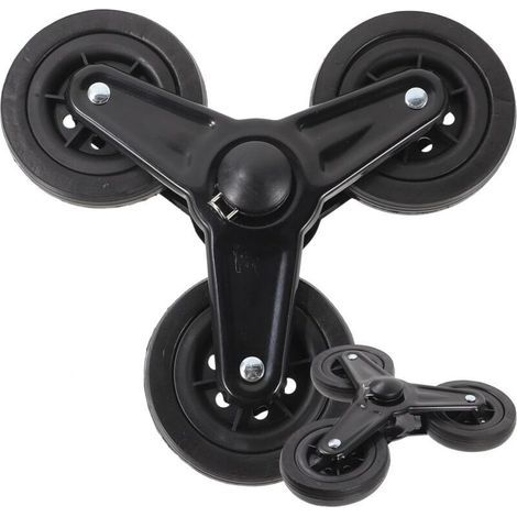Jalleria – Roues triangulaires pour chariots – Matériau durable – Conception spéciale pour réduire l'usure – Compatible avec divers transporteurs (1/4)