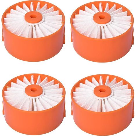 Paquete de 4 filtros de repuesto BSV para aspiradoras inalámbricas Black and Decker BSVF1, BSV2020, BSV2020G y BSV2020P Powerseries Extreme, número de pieza de repuesto n858184. (1/5)