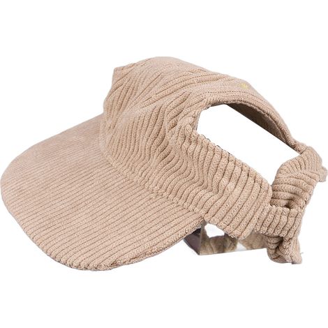 Chapeau de soleil pour chien, style décontracté, protection UV, respirant, ouvertures pour les oreilles, ajustable, idéal pour les voyages et le camping en extérieur, kaki, taille M. Parfait pour les (1/5)