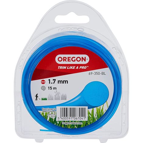 Fil de Débroussailleuse 1.7 mm Bleu Rond, 1.7mm x 15m (1/5)
