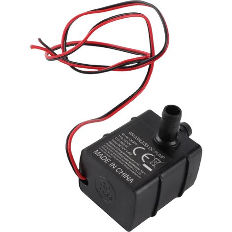 Pompe aquarium submersible micro 4.8W 300L/H IP68 DC12V pour fontaine, hauteur 300cm,入eau resistant, sans balais (1/5)