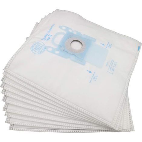 Lot de 10 sacs à poussière de rechange compatibles avec Bosch en microfibre type G GXXL GXL MegaAir SuperTex BBZ41FGXXL (1/5)