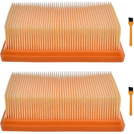 2 filtres pour aspirateur compatibles avec les aspirateurs eau et poussière Kärcher WD 4, WD 5/P et WD 6P S - Pièces détachées et accessoires (1/5)