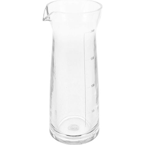 Carafe à vin individuelle en acrylique transparent de 200 ml, idéale pour les bars, les karaokés, les restaurants et les pichets à jus. (1/4)
