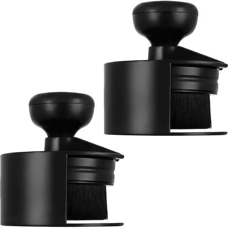 2 Pack Car Tire Cleaning Brush, Tire Polishing Brush with Holder, Car Tire Dressing Applicator, High Density Tire Detail Brushes, Applicator (1/5)