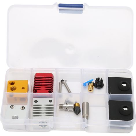 Komplettes Hotend Mk8 Extruder-Kit mit Metalldüse für Ender 3, Ender 3 V2, Ender 3 Pro – 3D-Druckerkompatibel