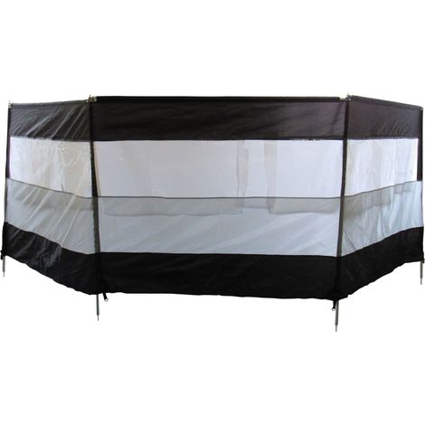 4.5M X 1.4M Pro Deluxe Windbreak - Aluminium Framed 3 Section Garden