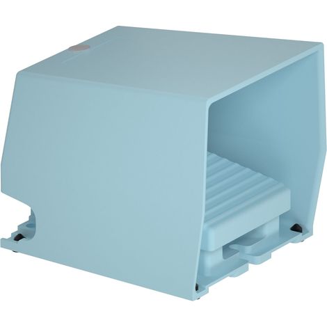 Télémécanique - Interruttore a pedale singolo XPE-M c/protezione metallo blu - 1NC+1NO - XPEM510 (1/2)