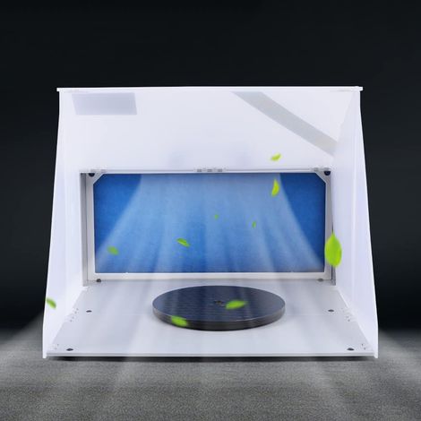 Cabine d'aérographe, 3 m³/min, mini système d'aspiration professionnel, portable, aérographe, pulvérisateur, kit d'aspiration, kit d'aspiration (1/5)
