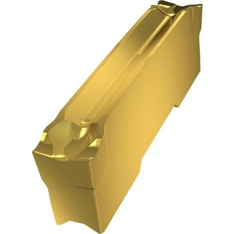Wendeschneidplatte ISO GL4-D400G02L06-PM:G8330 Breite 4mm PVD beschichtet Gold (1/2)