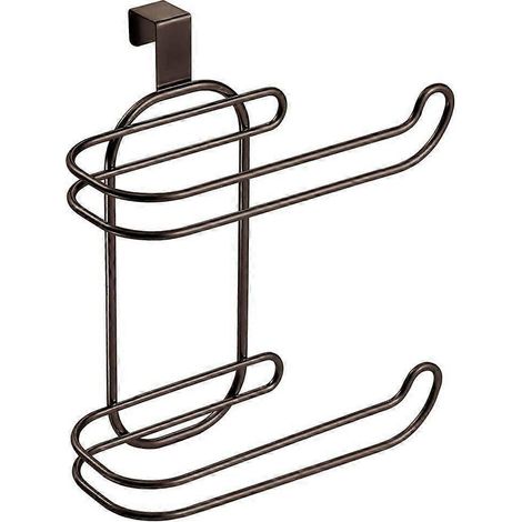 Lot de 2 tiges de rechange pour porte-papier toilette, rouleau en plastique réglable avec ressorts métalliques pour accessoires de salle de bain (1/5)