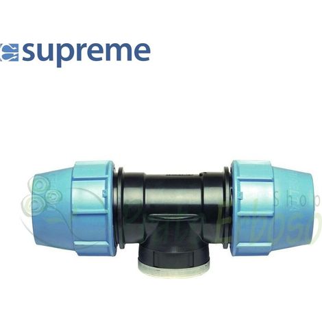 S085032114 - Tee a 90 gradi a compressione 32 x 1 1/4" x 32