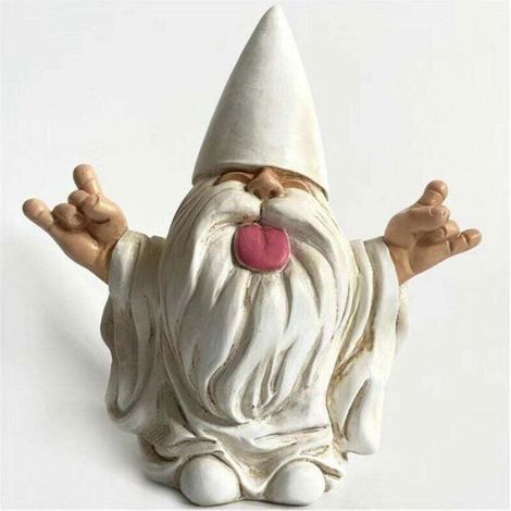 « George » Le Nain Rocker – Ce Nain de Jardin va secouer Votre Mini Monde enchanté. (1/5)