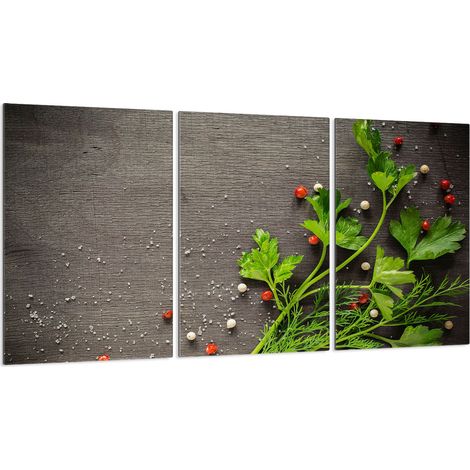 Glasschutzplatte für Herd 3x30x52