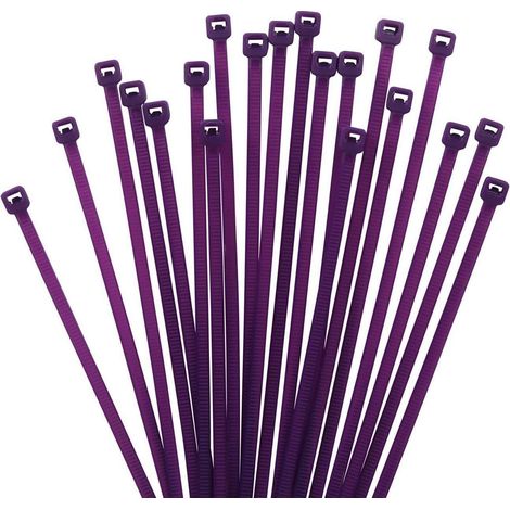 Kabelbinder 1000 Stück Purpur 150mm UV 150 mm x 2.5 mm Purpur (1/5)