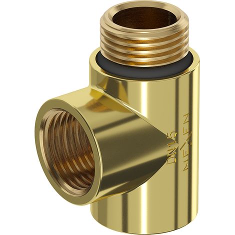 Mexen Uni-Term conector en T para resistencia eléctrica, dorado - W906-000-50 (1/2)