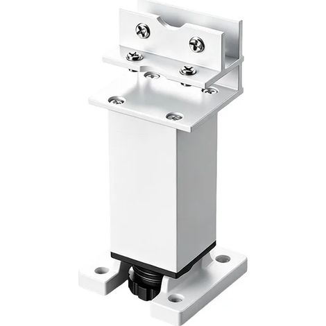 Support de pied réglable en alliage d'aluminium (-A-8 pouces), blanc, étanche, pinces d'angle en aluminium, résistant à la rouille, porte-carreaux robuste (1/5)