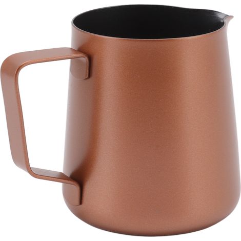 Mousseur à lait en acier inoxydable, type aigle, pour café latte épais, 350 ml, idéal pour la maison et les cafés.