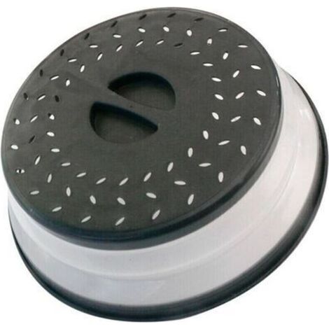 Cloche Micro Ondes-sans BPA-Couvercle Micro-Ondes 3en1-Cloche pour Micro Onde Retractable Anti Vapeur et Fonction Passoire-Accessoire Lave (1/5)