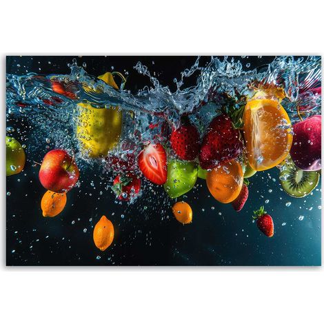 Tableau fruits sous l’eau éclatants (1/5)