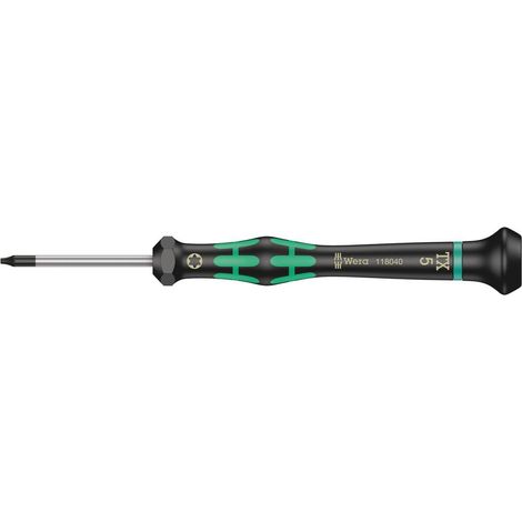 Tournevis électronicien TORX, TX 1 x 40 mm, Noir/vert (1/5)