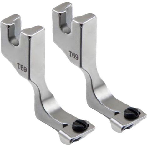 Bardusch Pied-de-biche réglable pour fermetures éclair invisibles, pour accessoires de fermeture éclair de machine à coudre, pied pour fermeture éclair invisible (1/5)