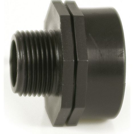 RACCORDO FILETTATO MAGGIORATORE PER TUBO IN POLIETILENE   mis. 1/2x1 50.00 pz