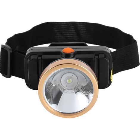 LED-Taschenlampe mit 3 Beleuchtungsmodi, Spotlicht, USB-Ladefunktion, IPX4-Schutzart, Kopfmontage für Abenteuer, Camping, Angeln, Bergbau (1/5)