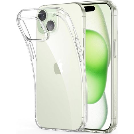 Handyhülle iPhone 15 Silikon stoßfest dünn durchsichtig iPhone 15 Klar (1/5)