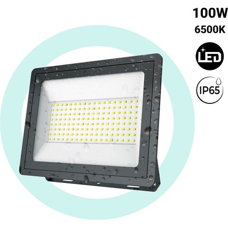 Faro LED da esterno - Slim - 100W - 9800lm - IP65 - Bianco Freddo