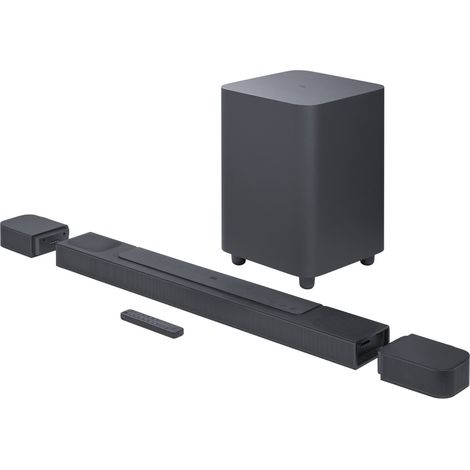Barre de son avec caisson de basse 5.1.2 canaux – Puissance 720 W – Dolby Atmos pour son surround – Connectivité sans fil – JBL (1/5)