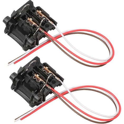 Lot de 2 douilles pour ampoules H7 compatibles avec Ford Focus MK2 et MK3, avec câble long. (1/5)