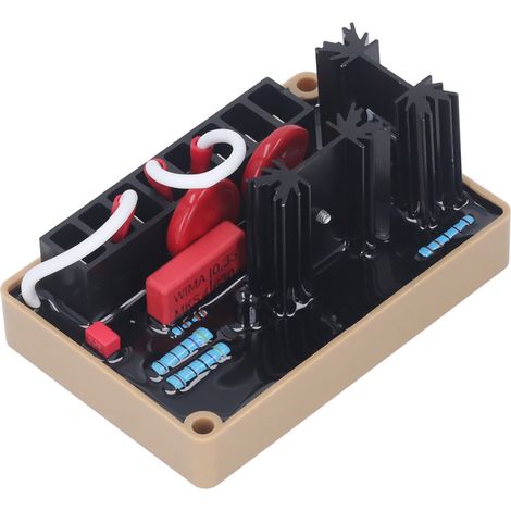 Régulateur de tension automatique avec fusible pour groupe électrogène diesel, module AVR haute précision 190-240 V CA (1/5)