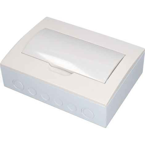 Boîtier de protection pour disjoncteurs 12 voies, à montage en saillie avec rail DIN, coffret de répartition électrique (1/5)