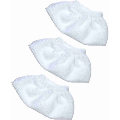 Lot de 3 chiffons de rechange pour aspirateurs Karcher SC2/ SC3/ SC4/ SC5, chiffons éponge, housses de buse, accessoires (1/5)