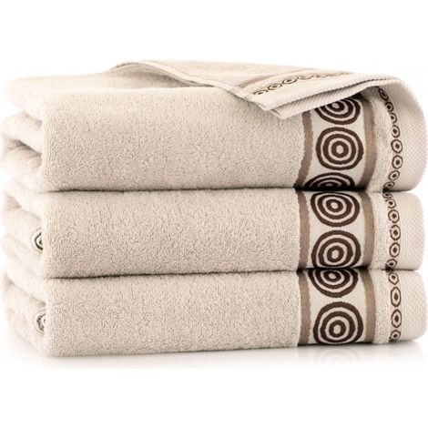 Asciugamano Rondo 2 30x50 beige (1/5)