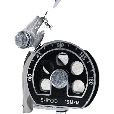Plieur de Tube, Corps en Alliage, Angle de Courbure de 0-180°, Compatibilité de 16mm, Design Portable, Poids de 4,85 lbs (1/5)