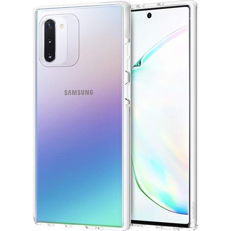 Silikonhülle für Samsung Galaxy Note 10 6,28" transparent + weiße Ränder (1/5)