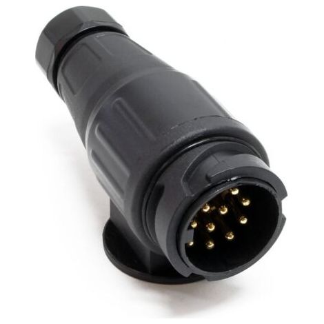 12V 13 Pin Trailer Adapter, Towbar Plug, Vehicle Socket (1/4)