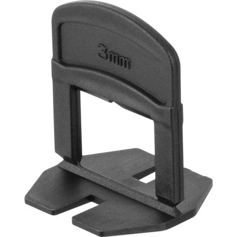 Fliesenkreuz Strend Pro LS230T, Nivellierung, für Fliesen, 3.0 mm, Packung 300 Stk., schwarz Kunststoff (1/2)