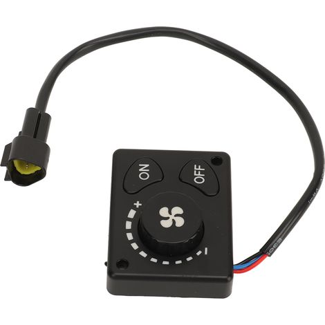 Interrupteur à bouton rotatif pour chauffage de stationnement diesel 12 V/24 V CC, port 3 broches, pour voiture, camion et camping-car. (1/5)