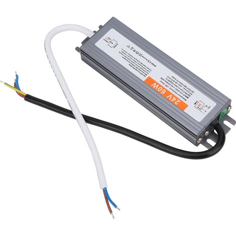 Alimentation LED ultra-mince et étanche 60 W, AC110-250 V (50/60 Hz) (DC24 V) (1/5)