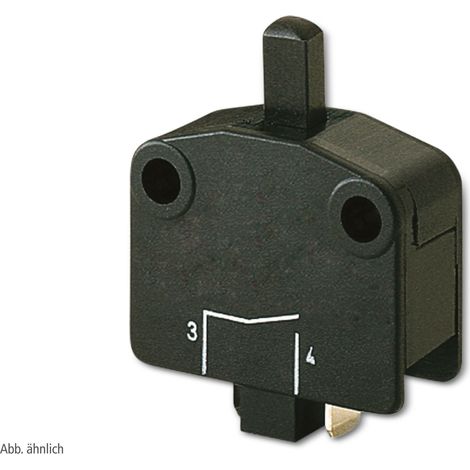 MARQUARDT Schnappschalter, 01115.2101, tastend, 1 x Ein/(Aus), 250 V/AC, 16 A, Flachstecker 6,3 mm