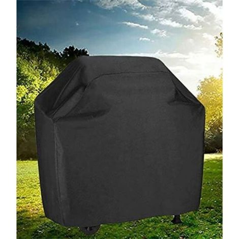 Housse de barbecue imperméable - - Noire - 210D Oxford - 100x60x150 cm - Protection UV - Anti-poussière (1/4)