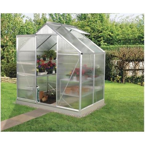 Vitavia Aktionsangebot (inkl. 60 Euro Zubehör): Gewächshaus "Venus 2500", aluminium eloxiert, 2,5 m², 4 mm HKP